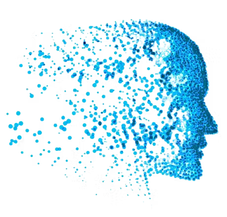 Abstract AI illustration representing patient safety technology